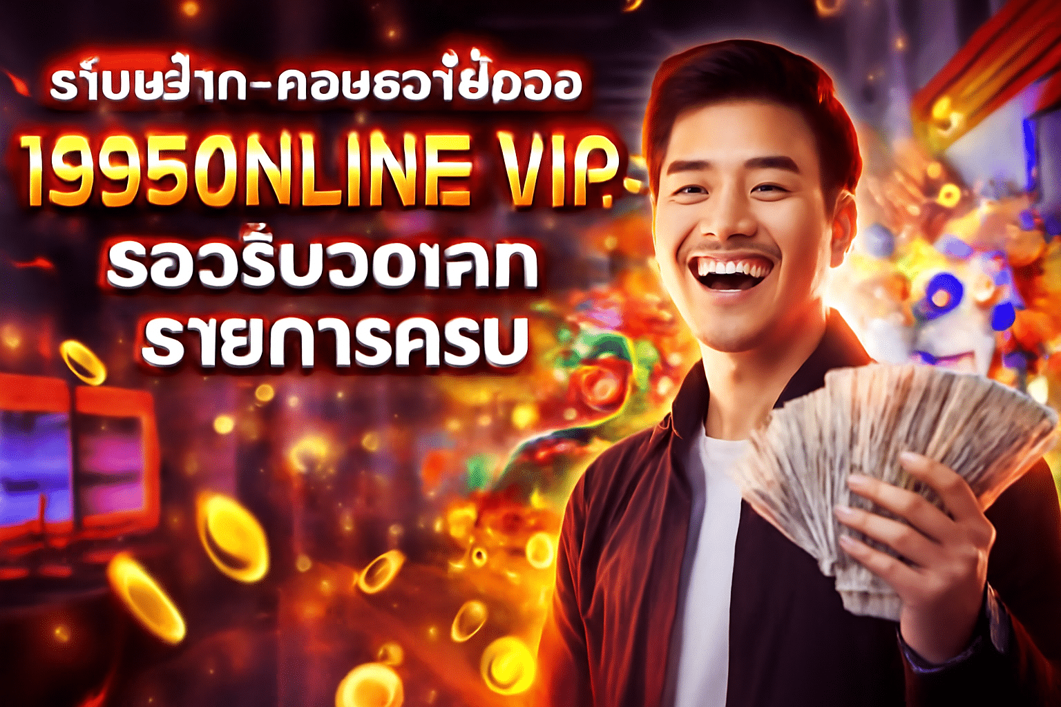 ระบบฝาก‑ถอนออโต้ของ 1955ONLINE‑VIP: รองรับวอเลท รายการครบ